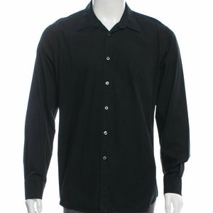5 for $25 Men's Black Button Up Shirt
